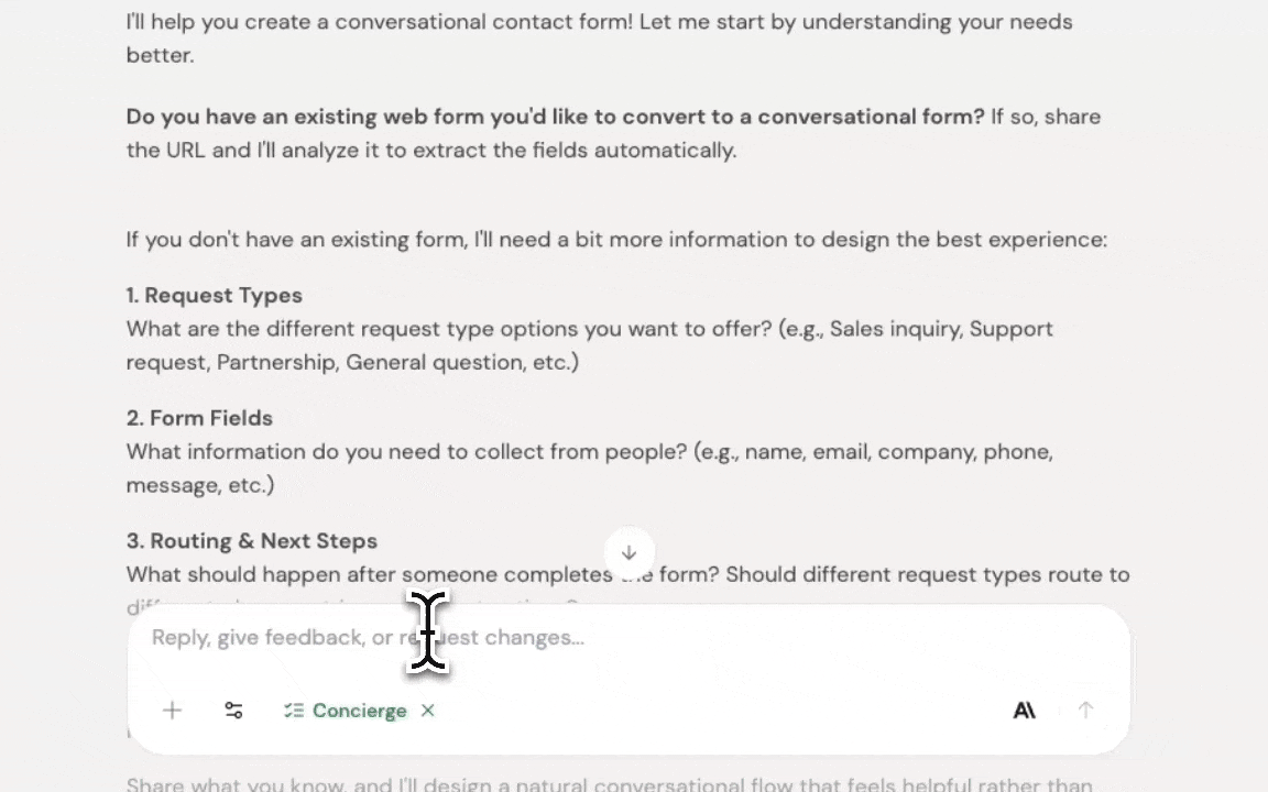 animated Form analysis extracting fields automatically